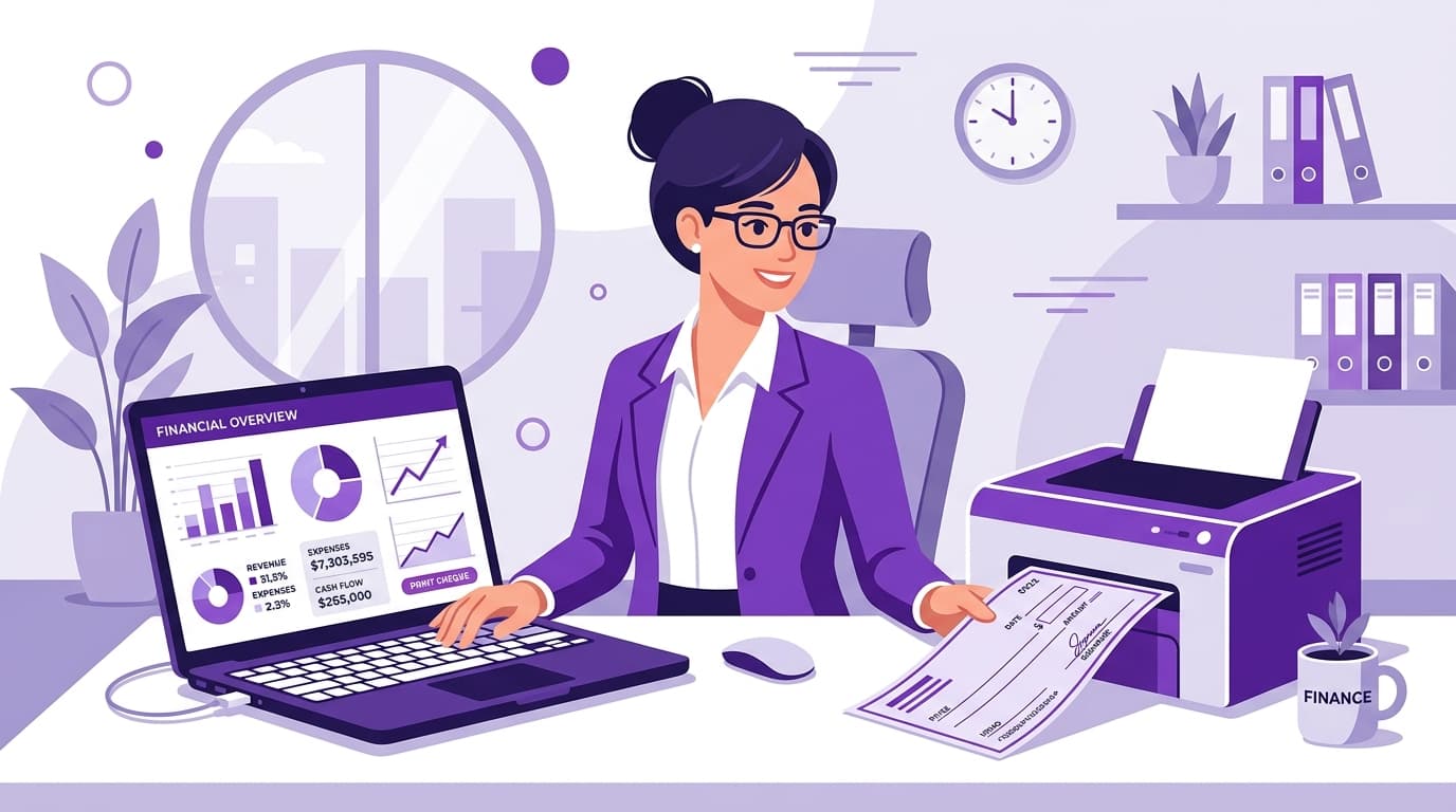 Cheque Printing & Management Using ChequeManager